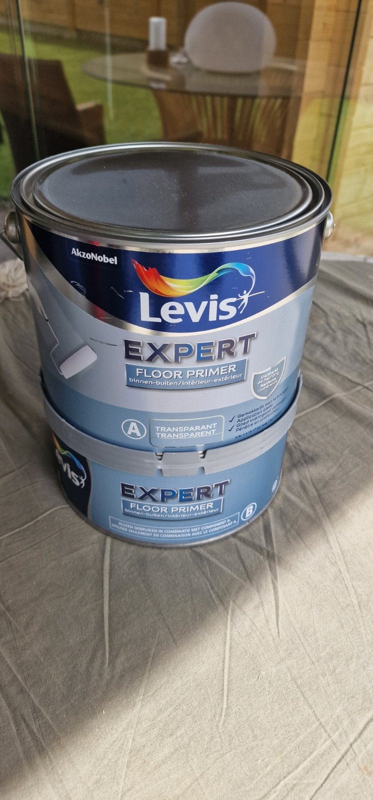 Floormanager primer 2 componenten voor beton vloer 20 vierka, Doe-het-zelf en Bouw, Ophalen, Wit, Nieuw, Verf