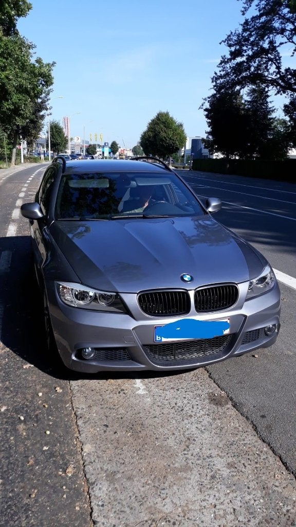 BMW E91 318 I M PACK 2009, Autos, BMW, Achat, Boîte manuelle, Alcantara, Noir