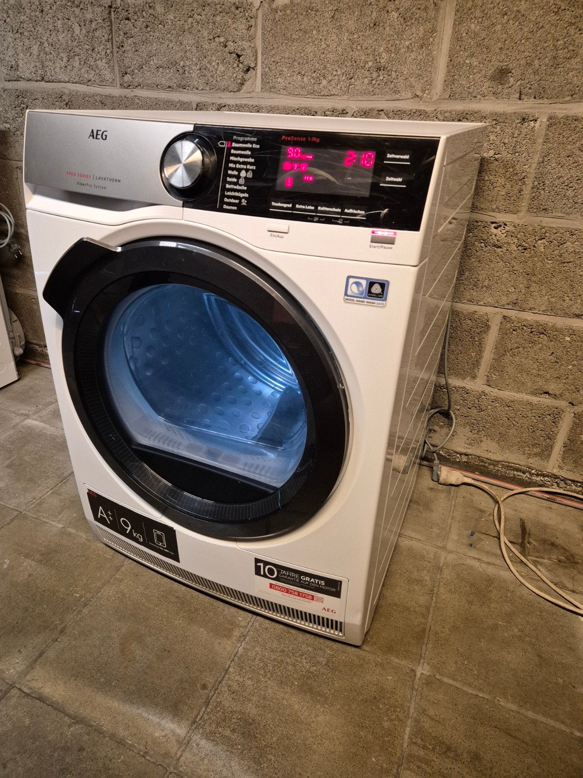 AEG 9000 Series Lavatherm FiberPro Warmtepompdroger – 9 kg –, Electroménager, Enlèvement