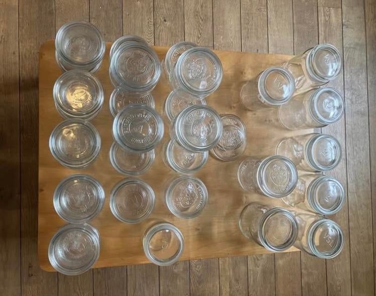 Bocaux de 1/4L à 1L, Enlèvement, Utilisé, Verre, Récipient(s)