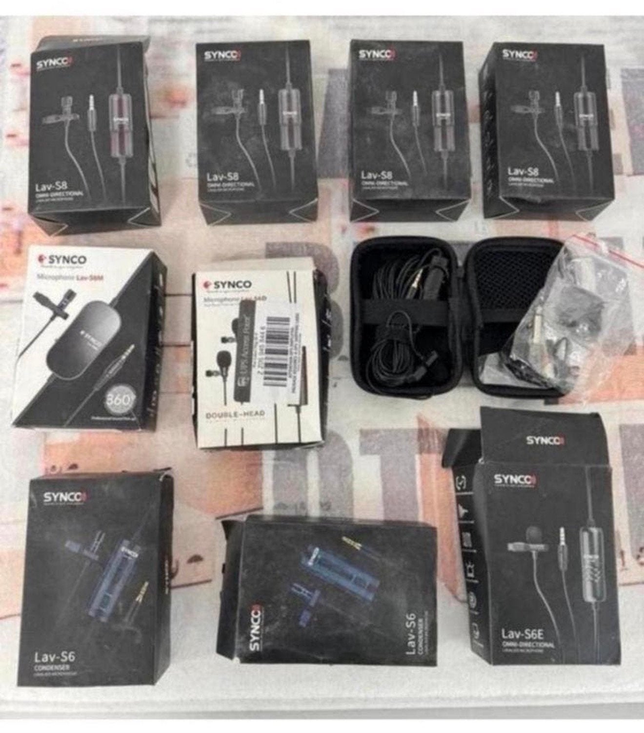 Microphone et micro Lavalier SYNCO Lav-S8, lot de 10, Enlèvement ou Envoi, Neuf