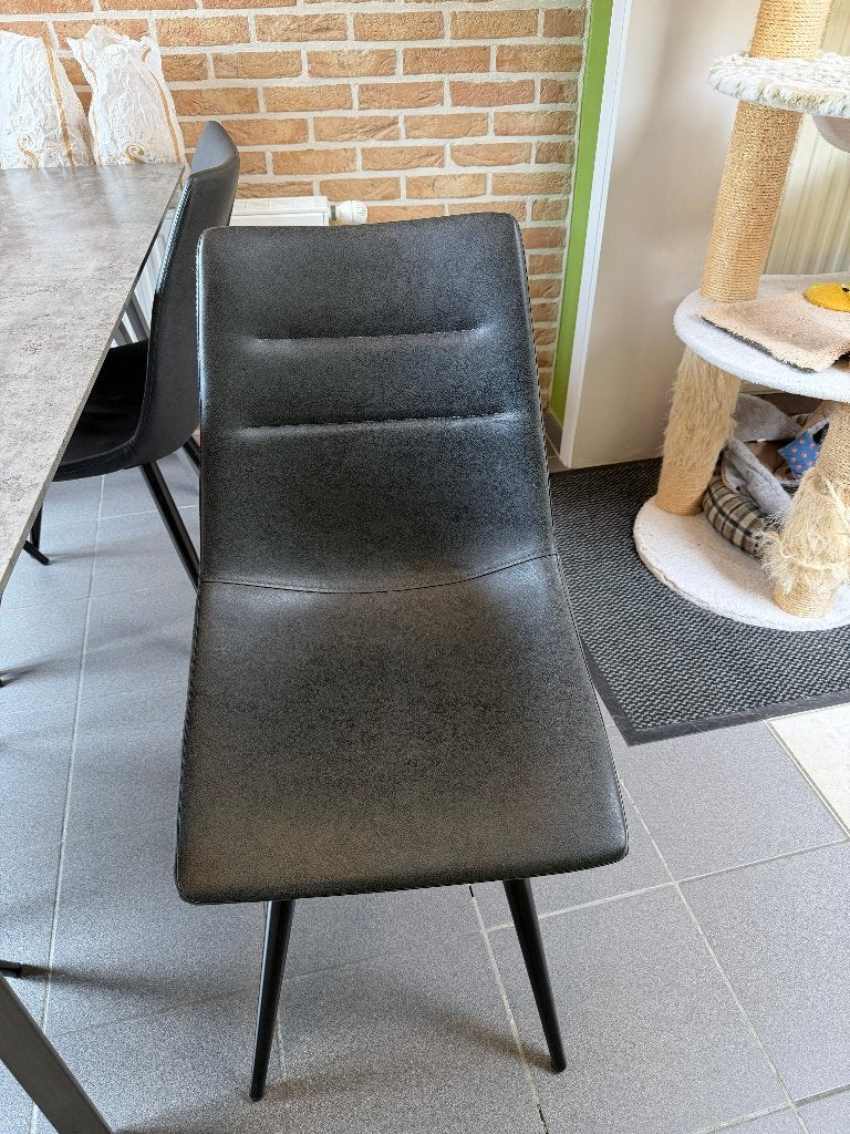Stoelen keukentafel, Ophalen, Gebruikt, Zwart, Vijf, Zes of meer stoelen
