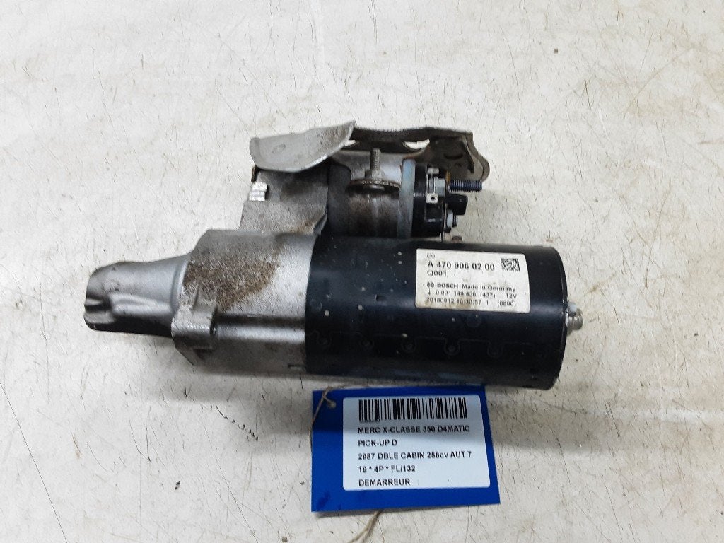 DÉMARREUR Mercedes-Benz X (470) (A4709060200), Mercedes-Benz, Mevr. I. Hauben, Utilisé, Rue de l'Espoir 34 34
4030  GRIVEGNÉE, BE