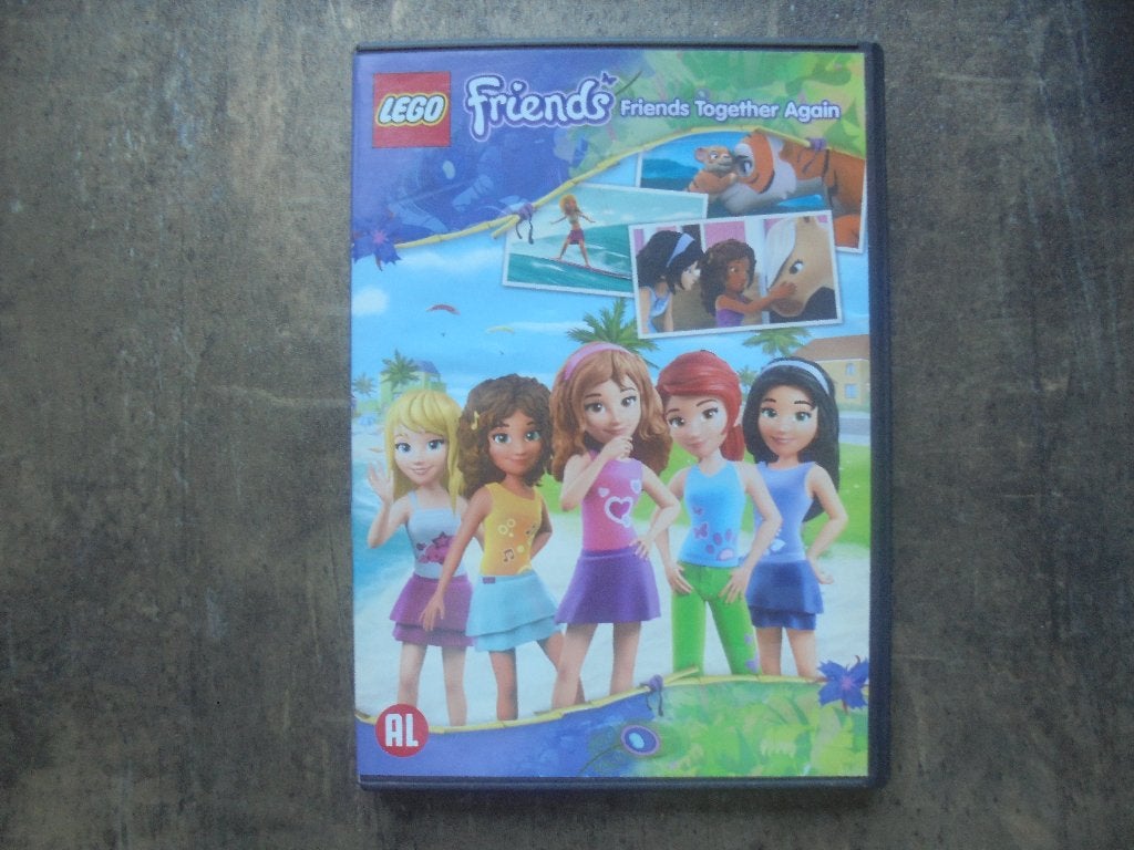 Lego DVD Friends Friends Together Again (zie foto's), Gebruikt, Tekenfilm, Alle leeftijden, Overige soorten