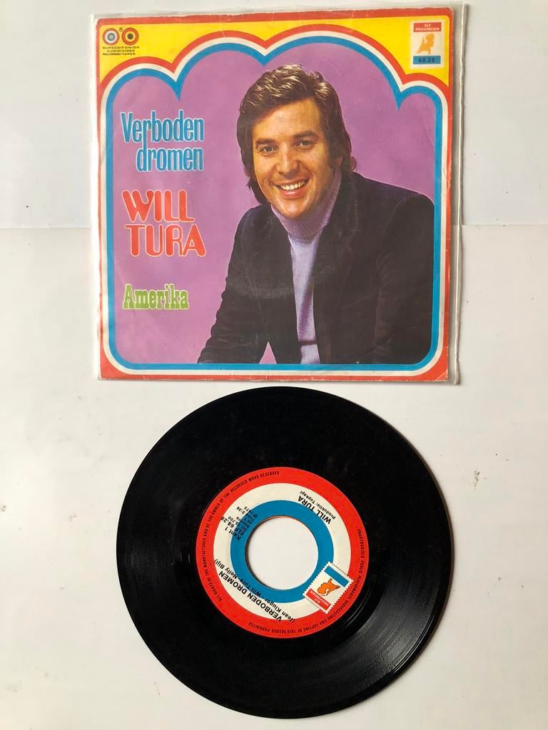 Will Tura : verboden dromen ( 1973; belpop), Cd's en Dvd's, Vinyl Singles, Verzenden, Zo goed als nieuw