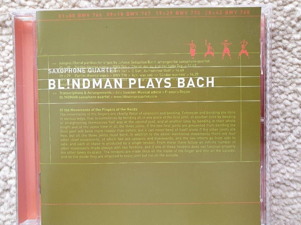 Blindman Plays Bach - cd, Ophalen of Verzenden, Zo goed als nieuw