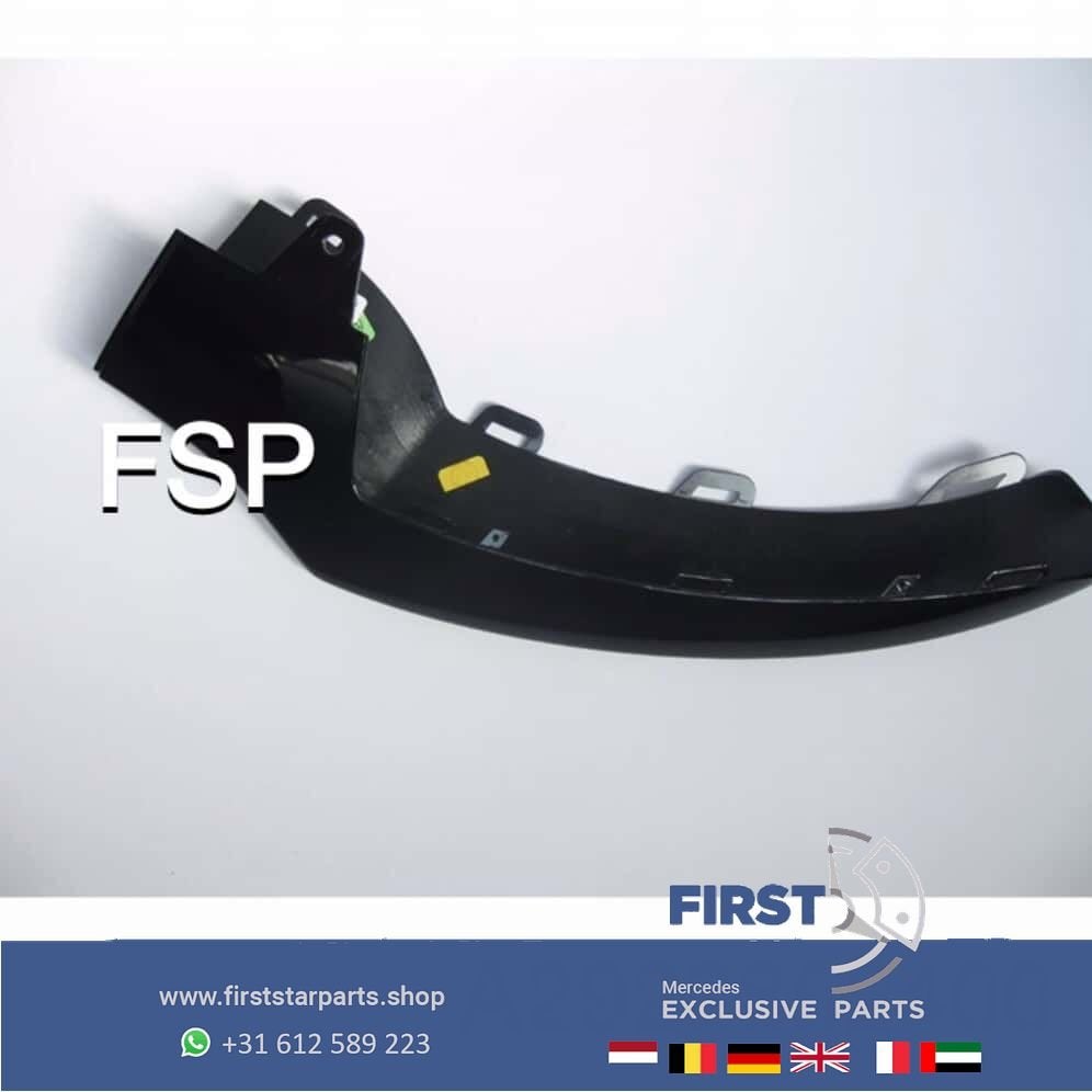 A2928852400 W292 GLE AMG VOORBUMPER SPOILER RECHTS ZWART 201, Utilisé, -, Avant, -