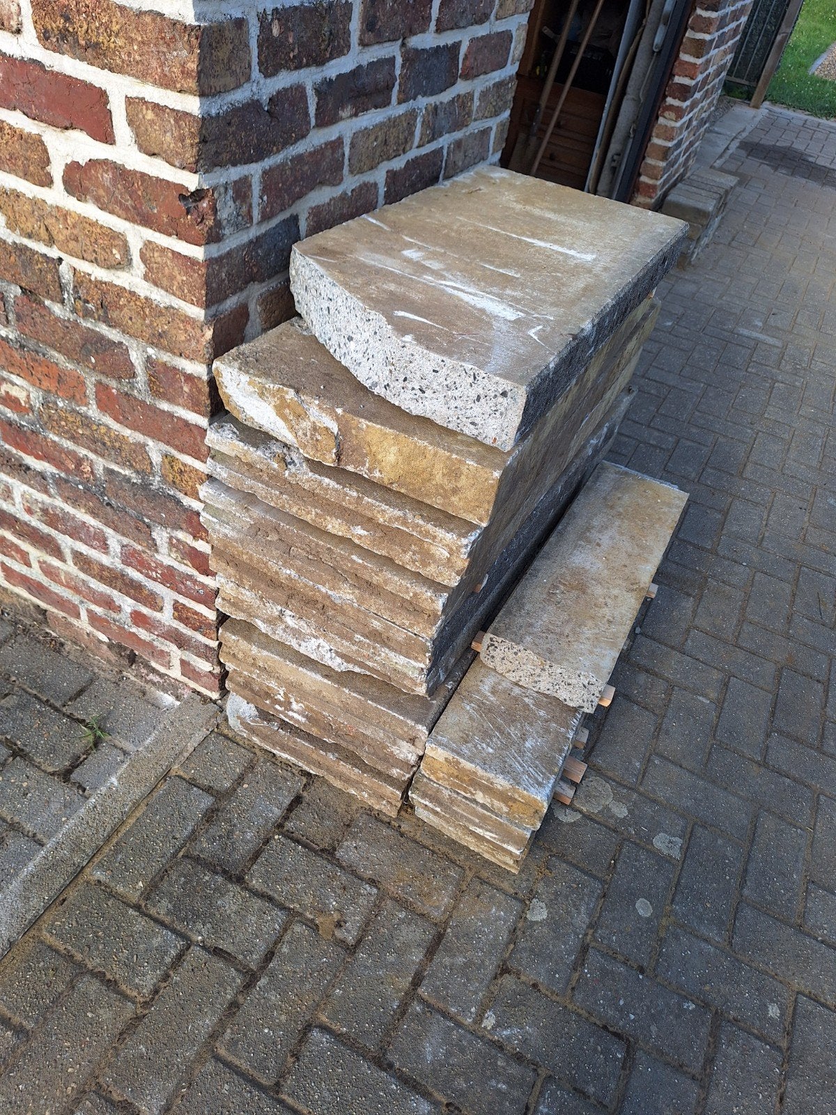 Borduren, Ophalen, Gebruikt, Beton, Overige typen