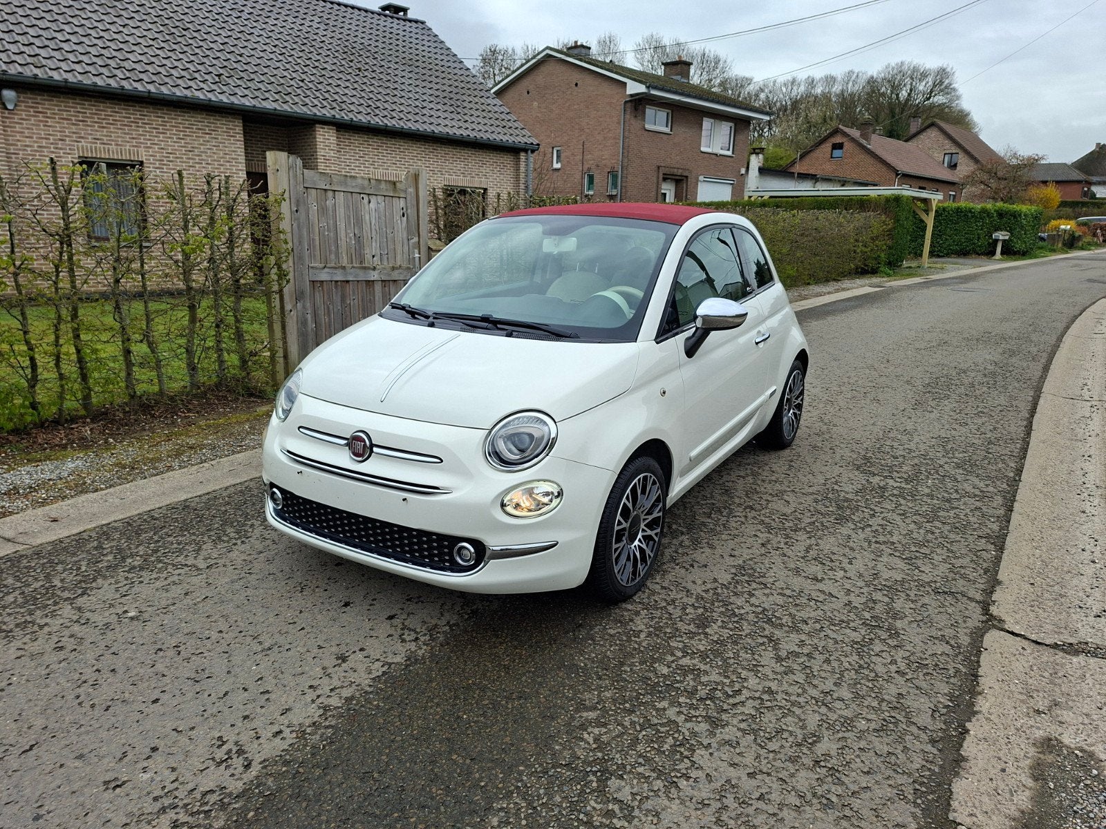 Fiat 500 cabrio 1.2i GARANTIE 1 AN !!!, 1242 cm³, Euro 6, Cabriolet, Blanc