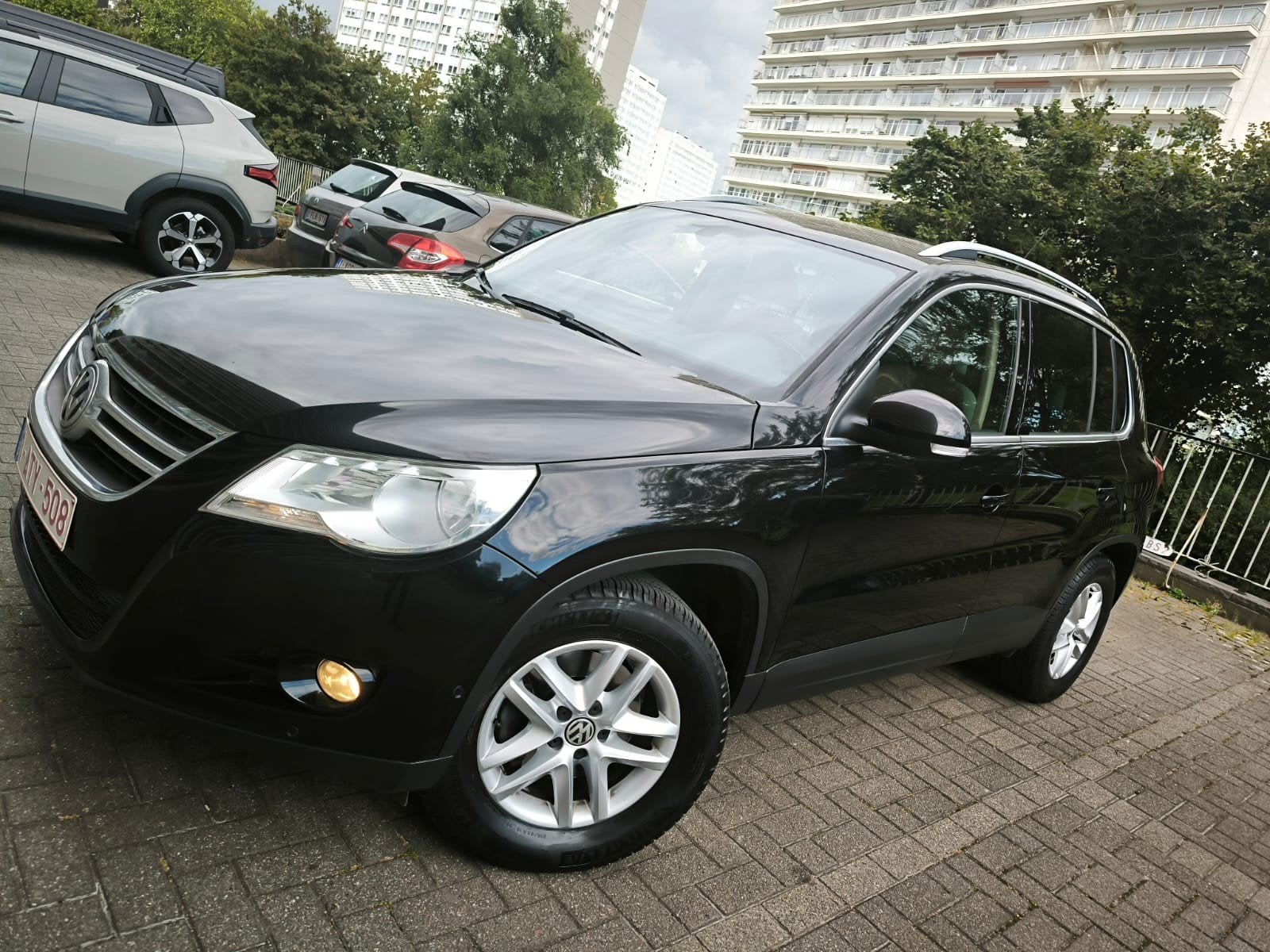 VW Tiguan 2.0 tdi 2011 1eig 190.000km ohb leder klima euro5, Cuir, Euro 5, Beige, Boîte manuelle