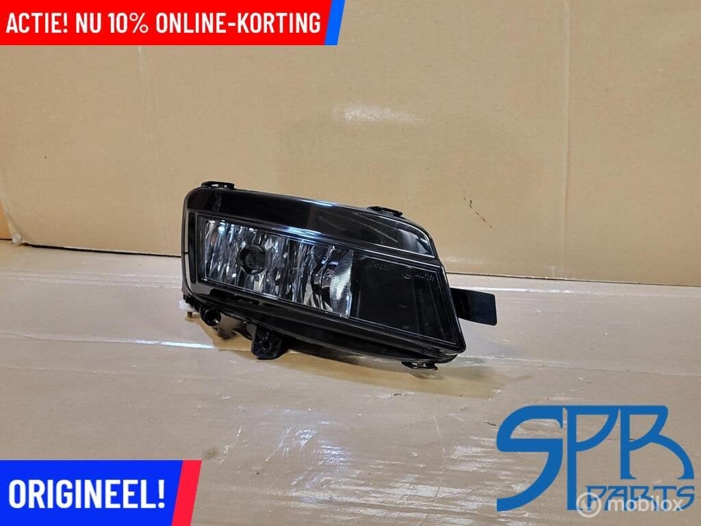VW GOLF 7 VII MISTLAMP RECHTSVOOR MIST LAMP LICHT ORIGINEEL, Gebruikt, VOLKSWAGEN, Volkswagen, Ophalen of Verzenden