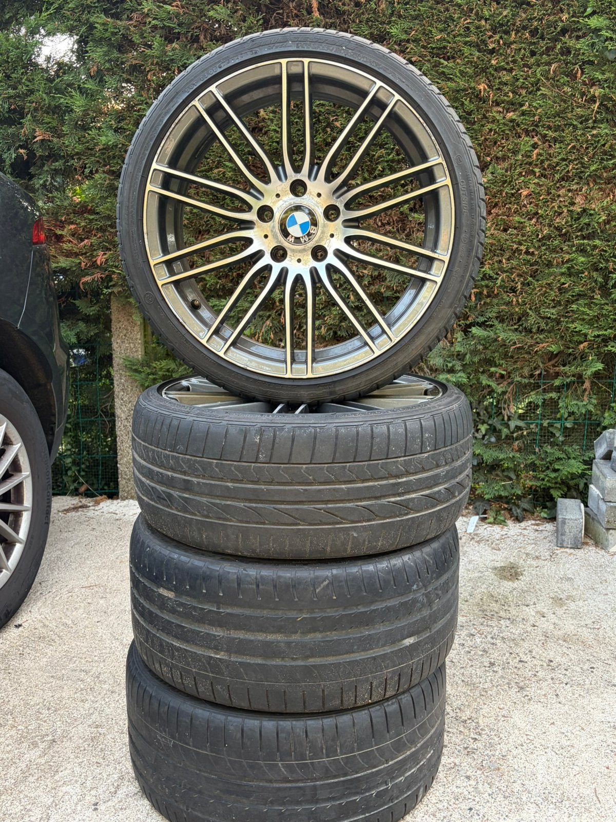 Bmw 19 inch M-velgen, Auto-onderdelen, Banden en Velgen, Band(en), Zomerbanden, Ophalen, 19 inch