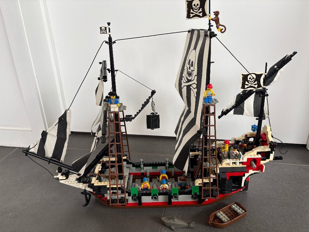 LEGO 6286 Skull’s Eye Schooner (1993) Piraten schip, Ophalen, Gebruikt, Lego, Pirates