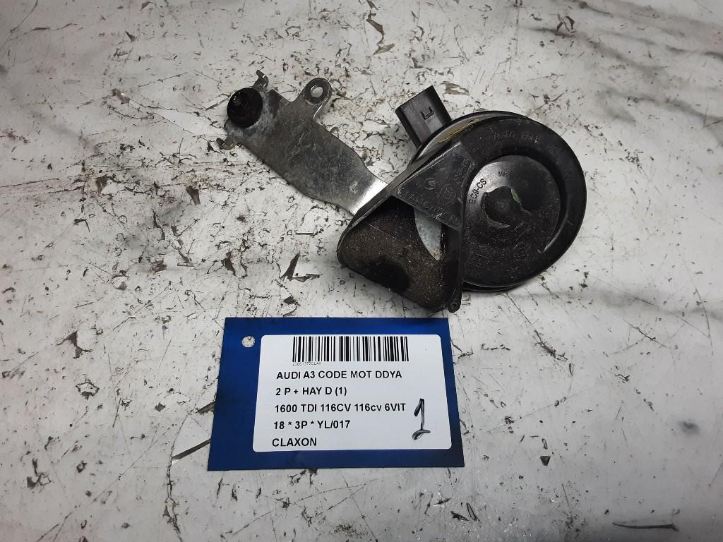 CLAXON Audi A3 (8V1 / 8VK) (01-2012/10-2020) (5Q0951223F), Gebruikt, Mevr. I. Hauben, Audi, Rue de l'Espoir 34 34
4030  GRIVEGNÉE, BE
