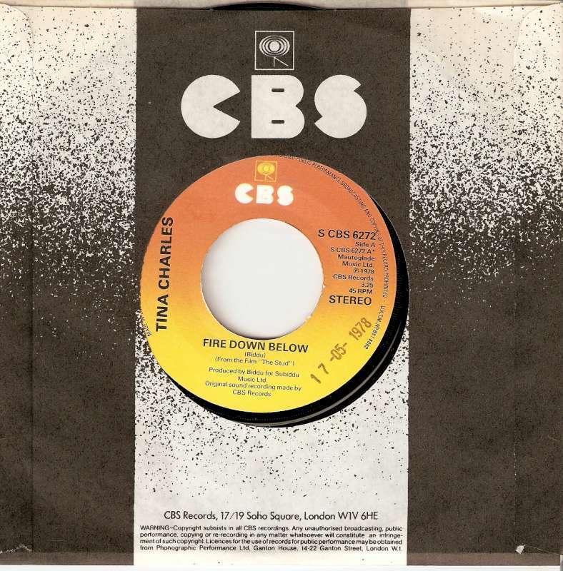 single Tina Charles - Fire down below, Enlèvement ou Envoi, Comme neuf, Pop
