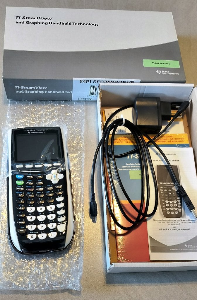 Texas Instruments TI84+ C silver met emulator, Diversen, Rekenmachines, Ophalen, Grafische rekenmachine, Nieuw