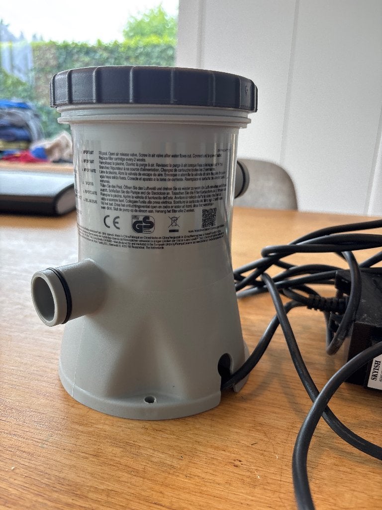 Intex Krystal Clear filterpomp, model 602G niet gebruikt, Tuin en Terras, Ophalen, Nieuw, Zwembadpomp