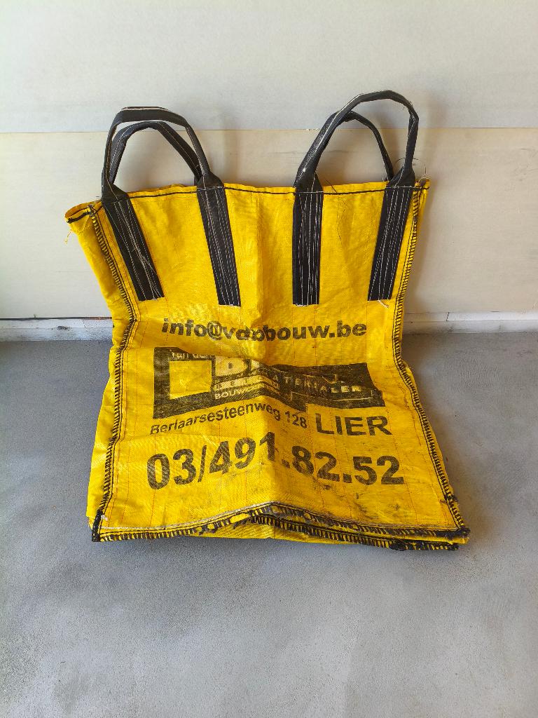 Big bag, Bricolage & Construction, Enlèvement