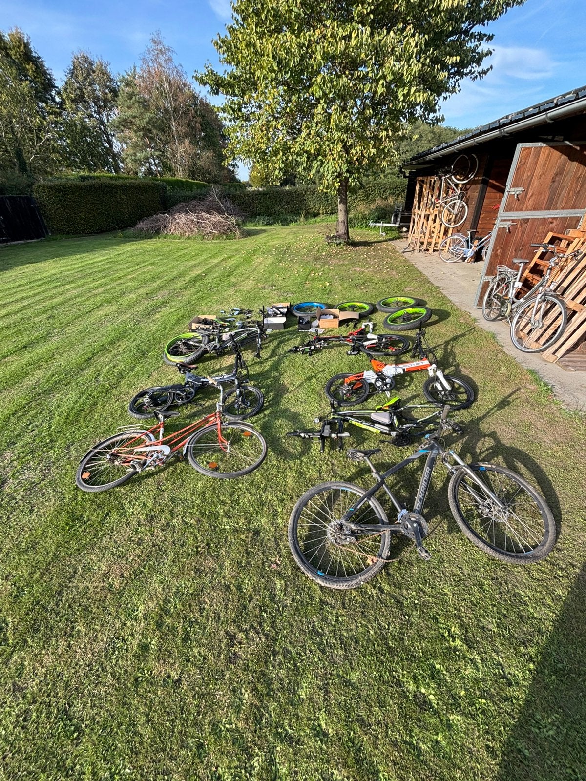 Fietsen lot, Ophalen, Zo goed als nieuw