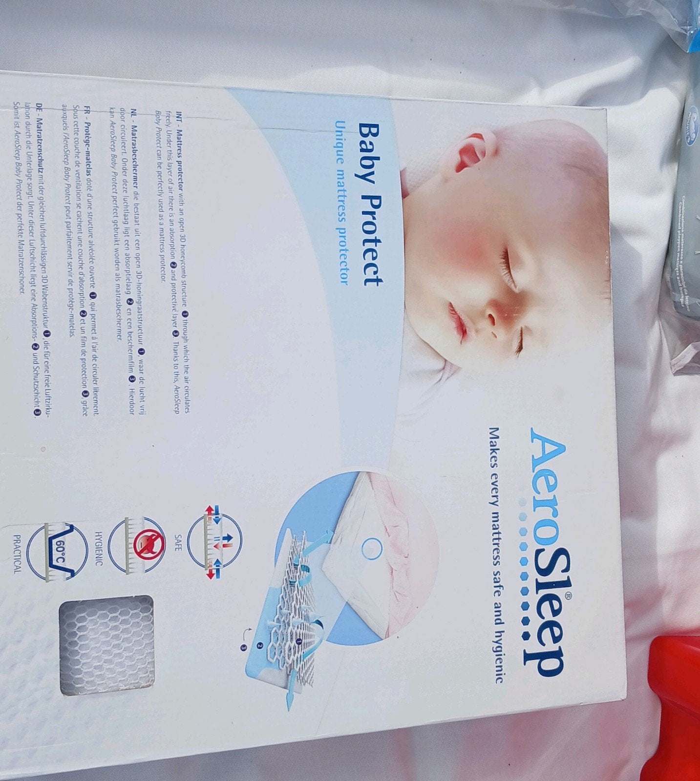 aerosleep topper voor park, Kinderen en Baby's, Ophalen, Nieuw, Aerosleep, Matrasbeschermer