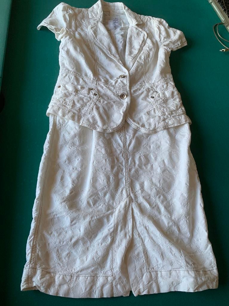 Ensemble wit van Mariella Rosati, Kleding | Dames, Maat 38/40 (M), Kostuum of Pak, Wit, Ophalen of Verzenden