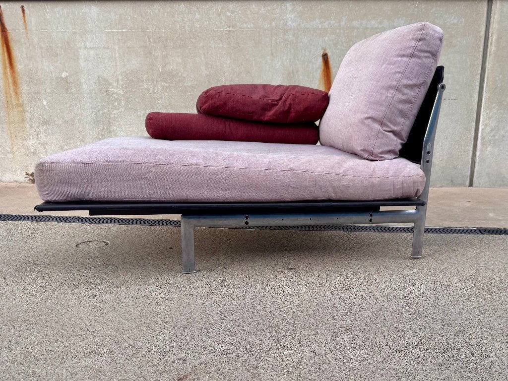 B&B ITALIA DIESIS design chaise longue tuigleer | kvadrat, 100 à 125 cm, Enlèvement ou Envoi, Minotti Vitra Ligne Roset Roche Bobois Knoll Flexform Maxalto