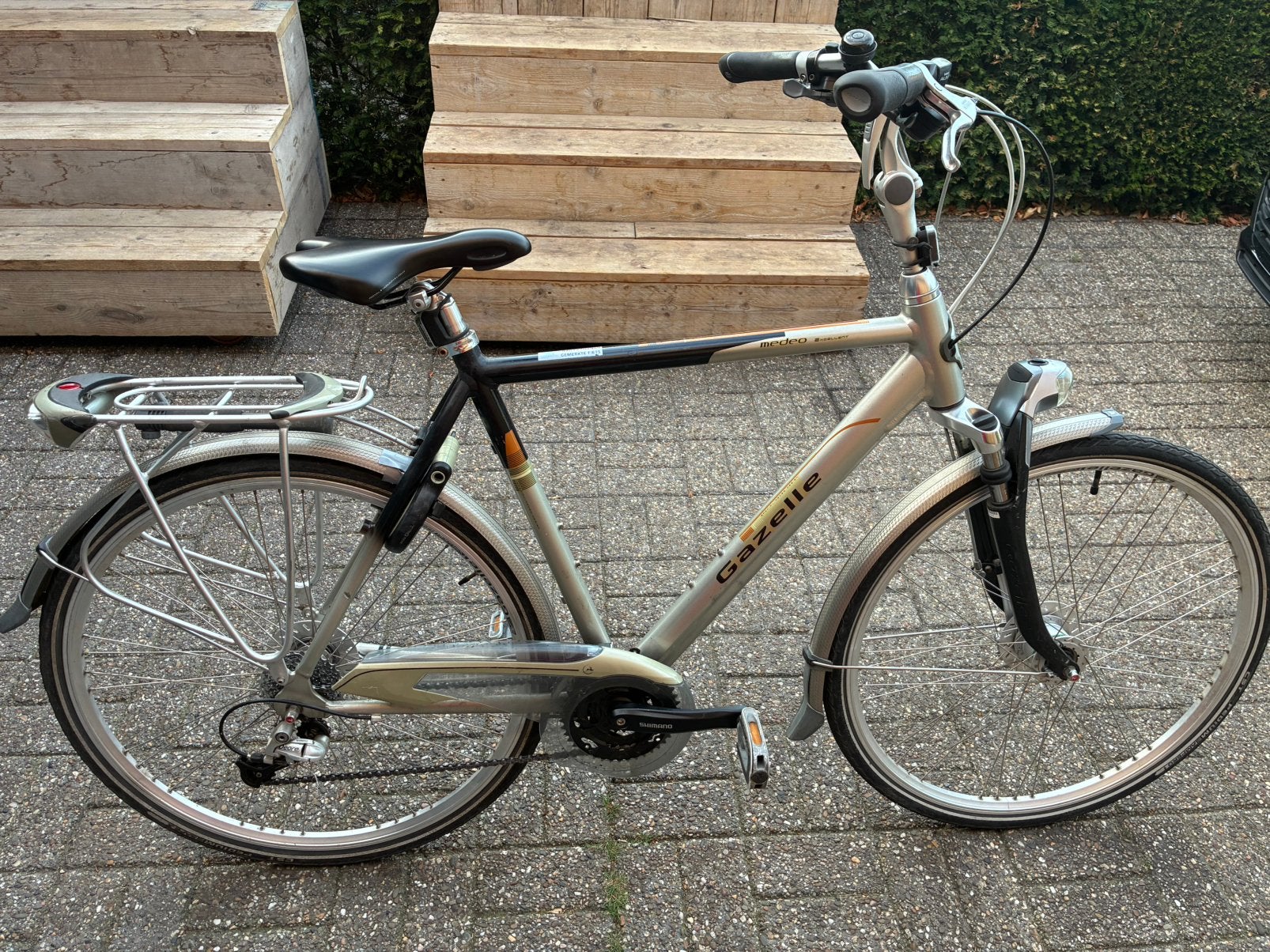 Fiets Gazelle, Fietsen en Brommers, Fietsen | Heren | Sportfietsen en Toerfietsen, Ophalen, Gebruikt, Gazelle