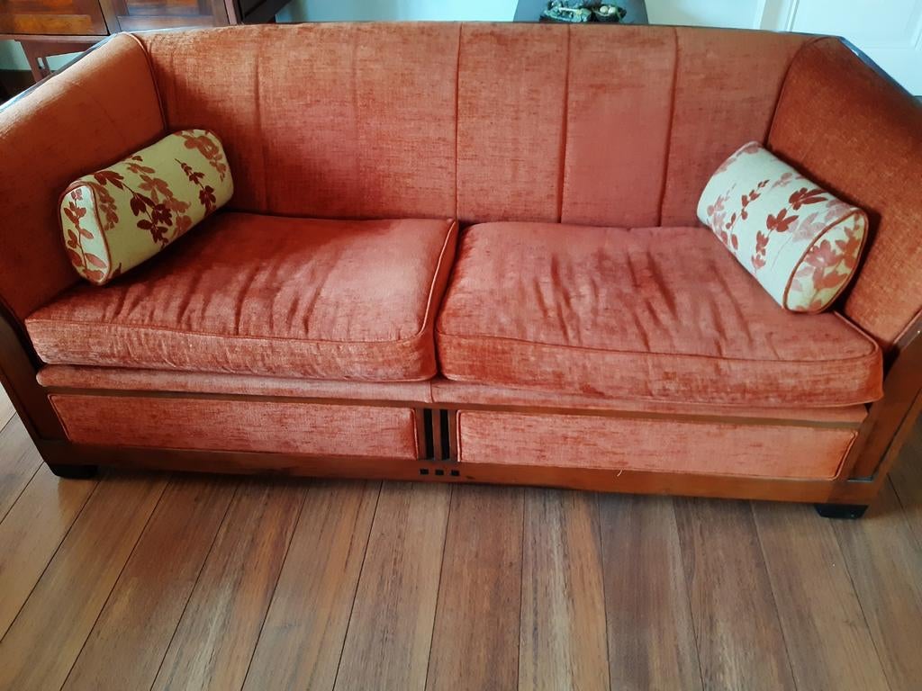 Zetel van schuitema met aparte zijkanten en achterkant, Ophalen
