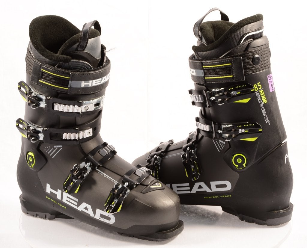 Chaussures de ski 40.5;41 EU HEAD ADVANT EDGE 85, noir/jaune, Carving, Utilisé, Head, Chaussures