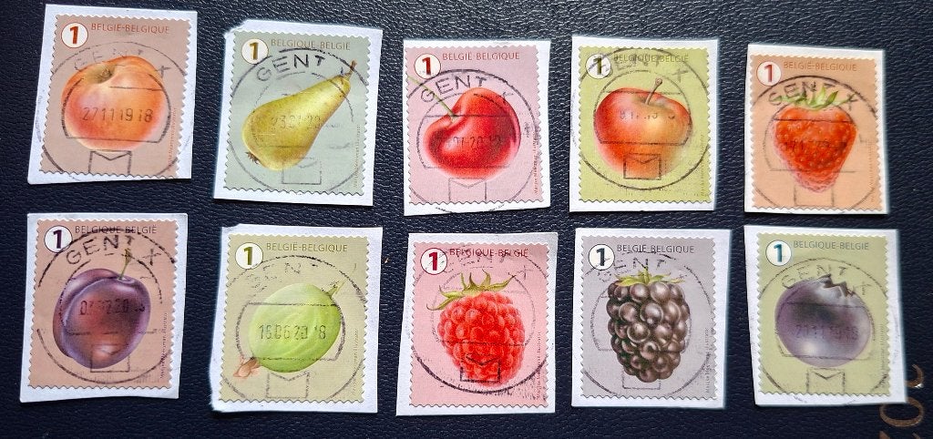 Timbres belges OBP 4800/09 à dents fines., Timbres & Monnaies, Enlèvement ou Envoi, Affranchi, Timbre-poste, Autre