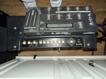 Line 6 Flextone III 50 W met shortboard, Musique & Instruments, Enlèvement, Utilisé, Guitare, 50 à 100 watts