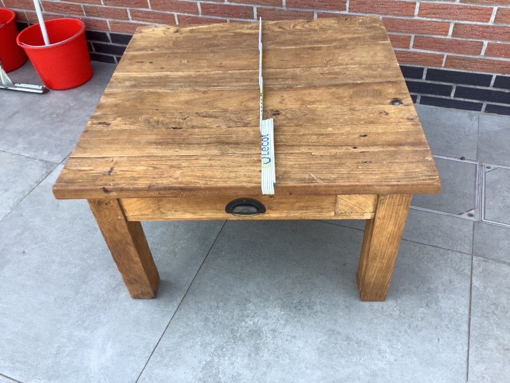 Teak salon tafel, Huis en Inrichting, Tafels | Salontafels, Ophalen