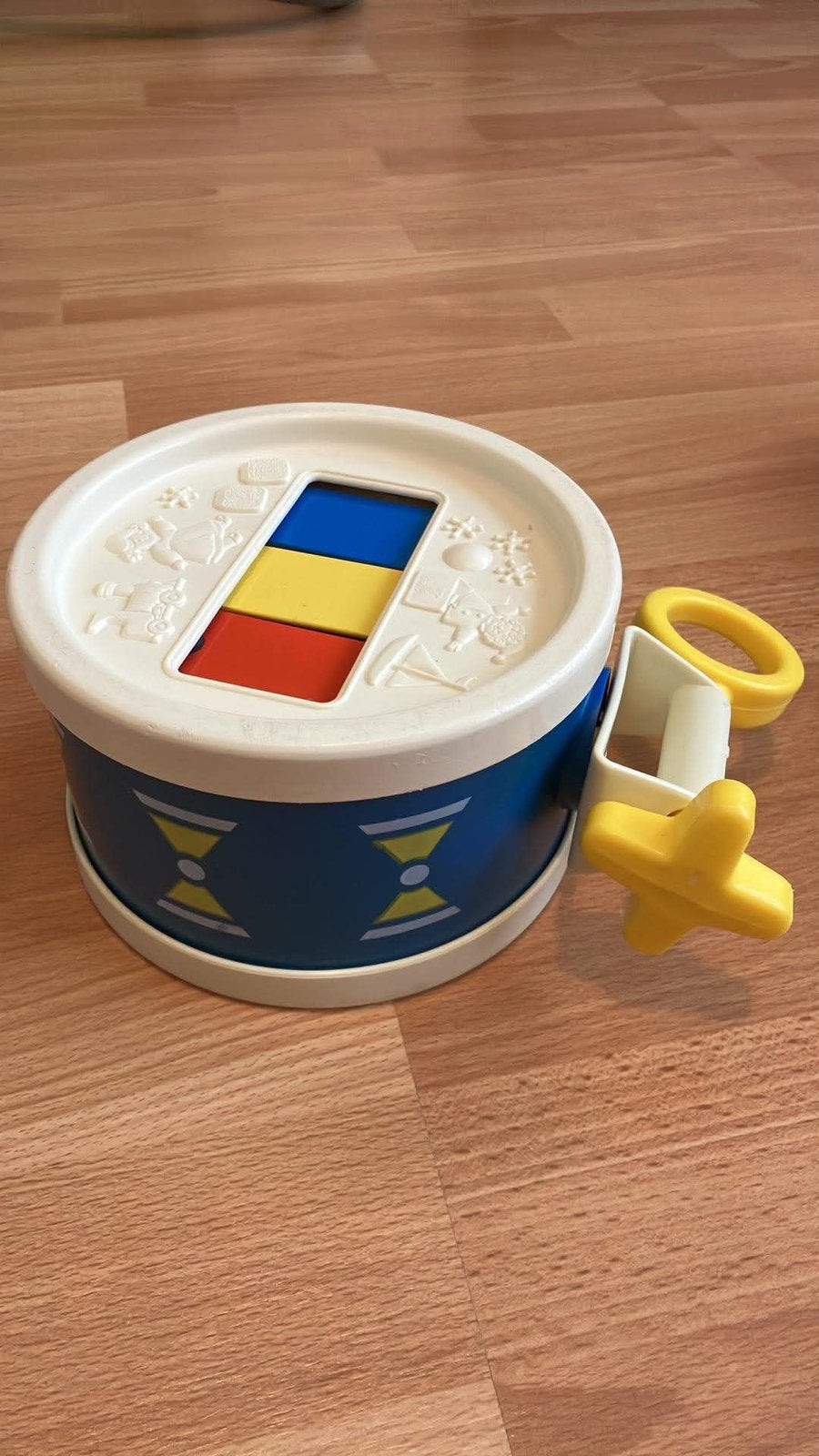 Vintage fisher price trommel uit 1976, Ophalen of Verzenden