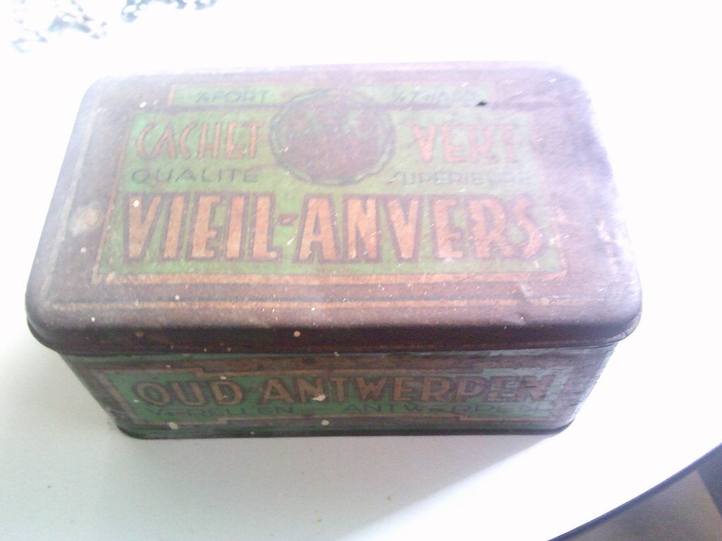 blikke doos vieil anvers verellen antwerpen, Ophalen, Gebruikt, Overige, Overige merken
