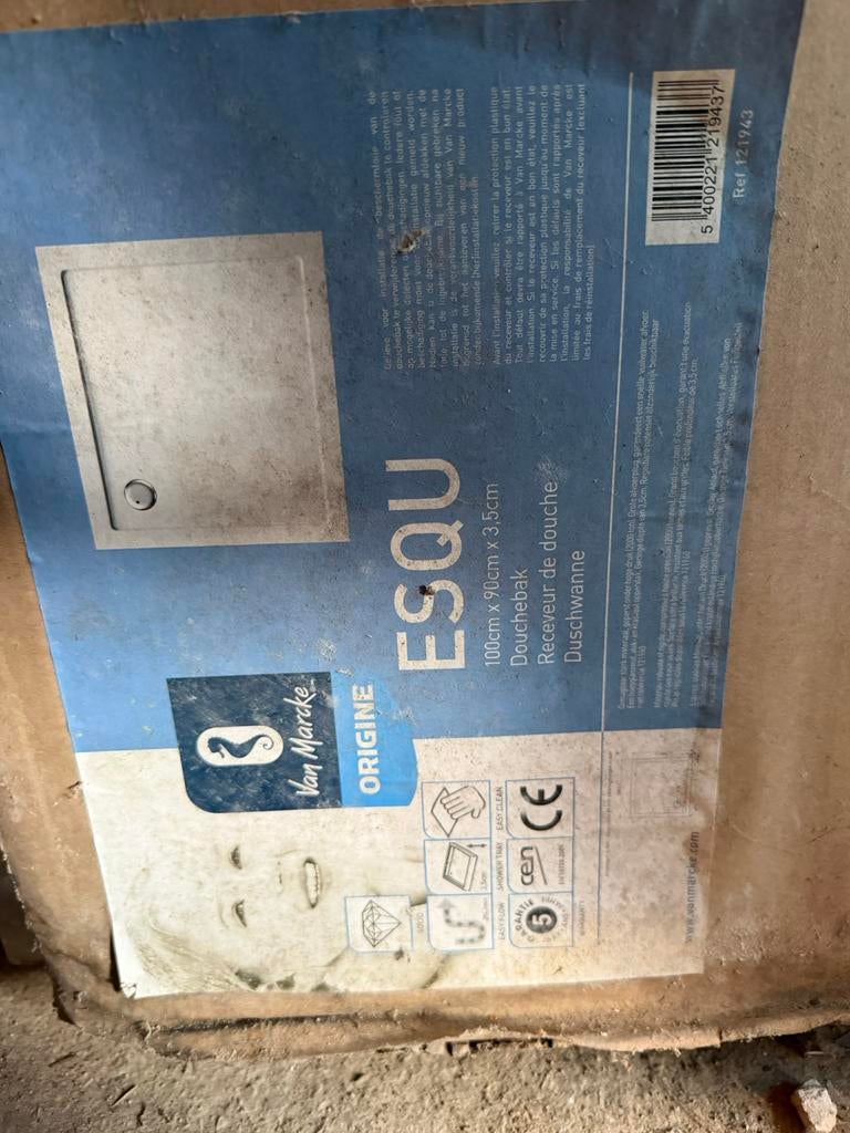 Receveur de douche, Ophalen, Zo goed als nieuw