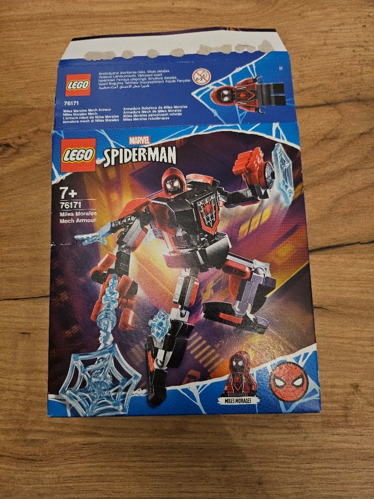 Lego 76171 Miles Morales Mech Armor, Inclusief instructies, Marvel, Lego, Ophalen of Verzenden