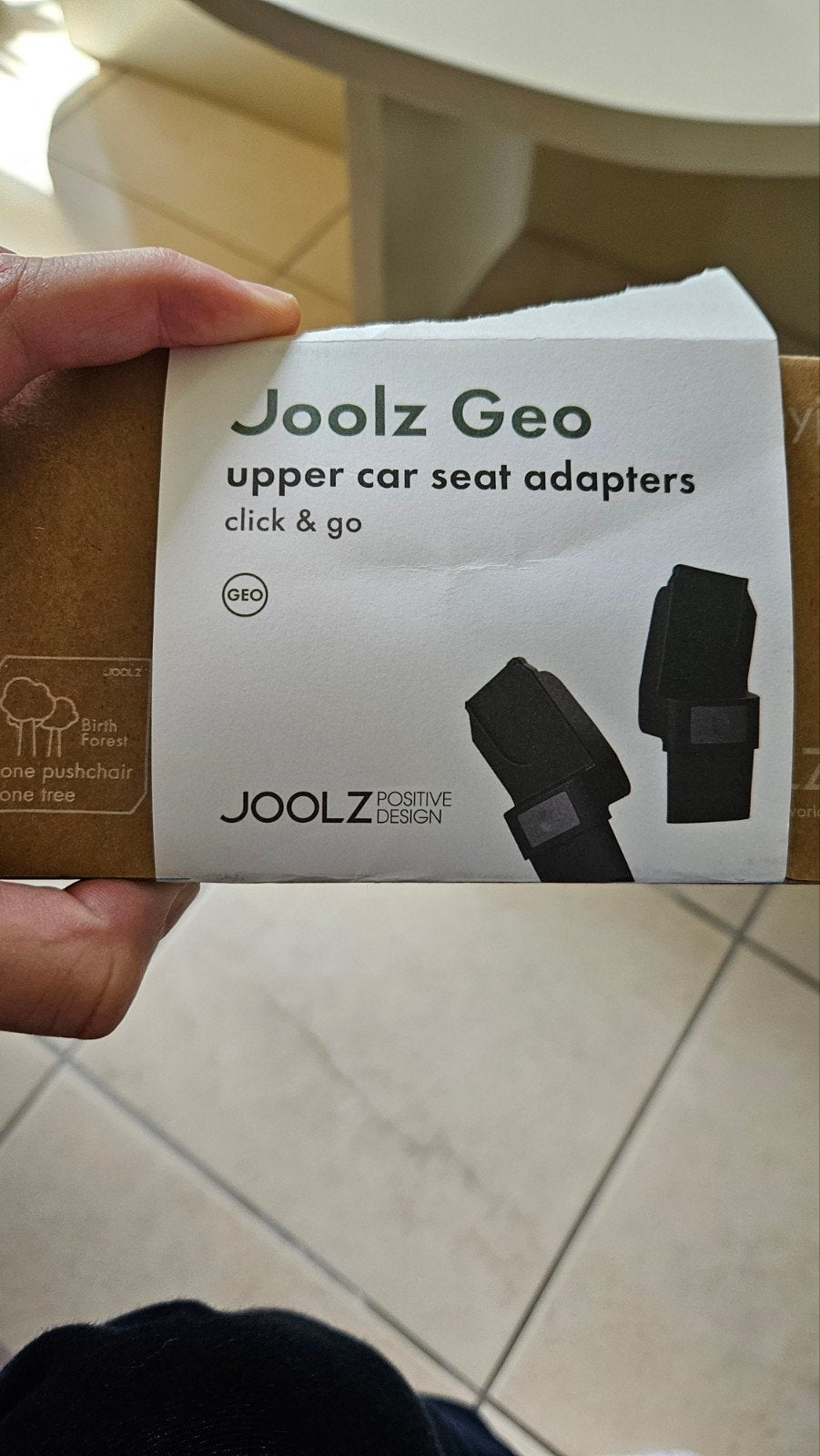 Joolz autostoel adapters Geo, Enlèvement