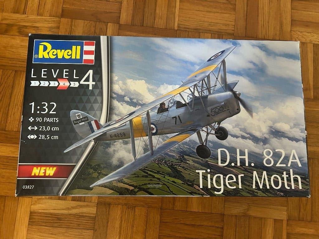 Revell Tiger Moth D.H.82A 1/32, Plus grand que 1:72, Revell, Comme neuf, Avion
