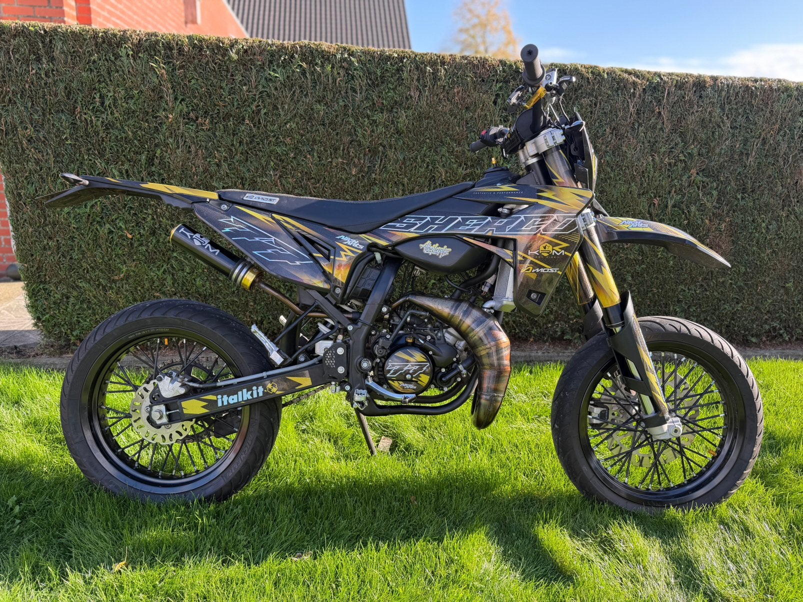 SHERCO SM-RS 50 – 2024 | TOPSTAAT, Fietsen en Brommers, Ophalen, Zo goed als nieuw