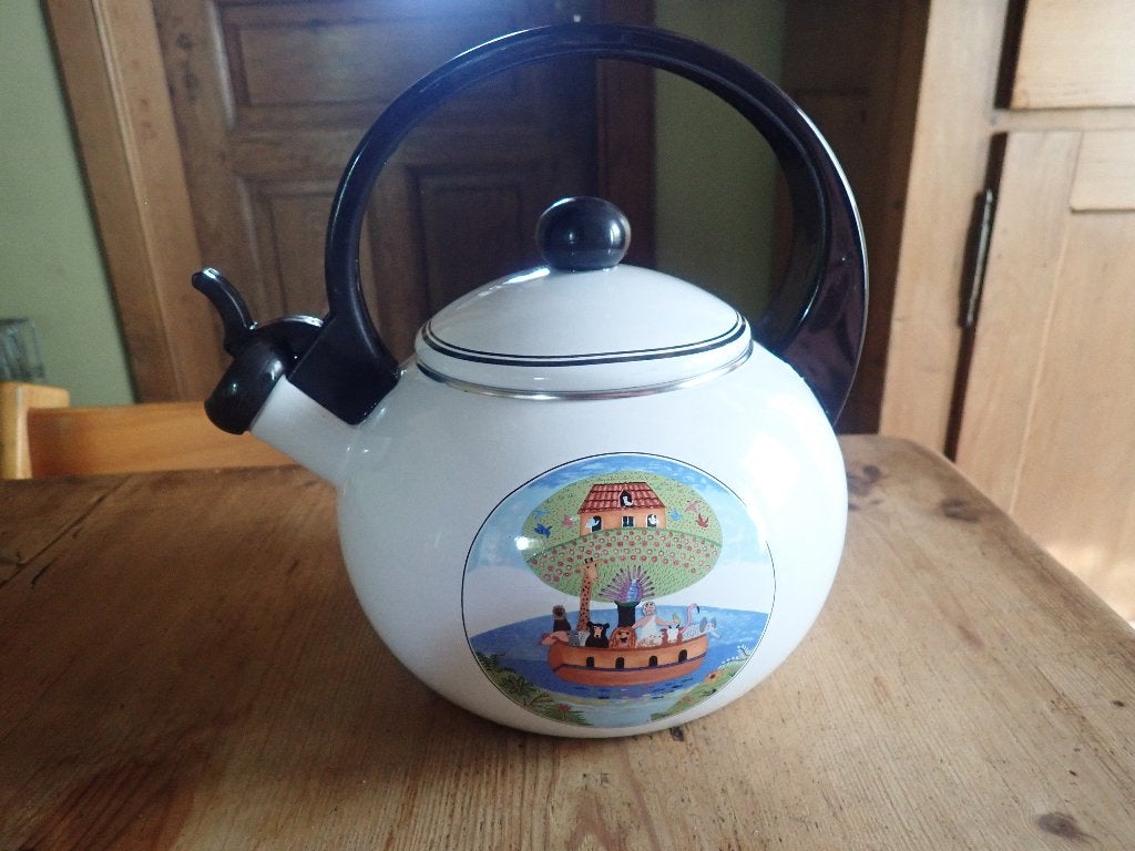Villeroy & Boch Naif fluitketel in nieuwstaat, Antiquités & Art, Enlèvement