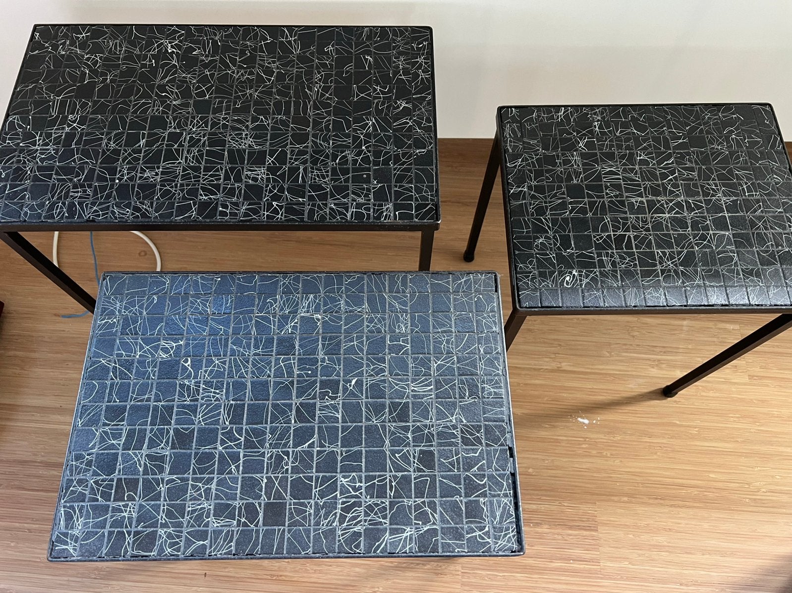 Set van 3 nesting tables, Ophalen, Gebruikt