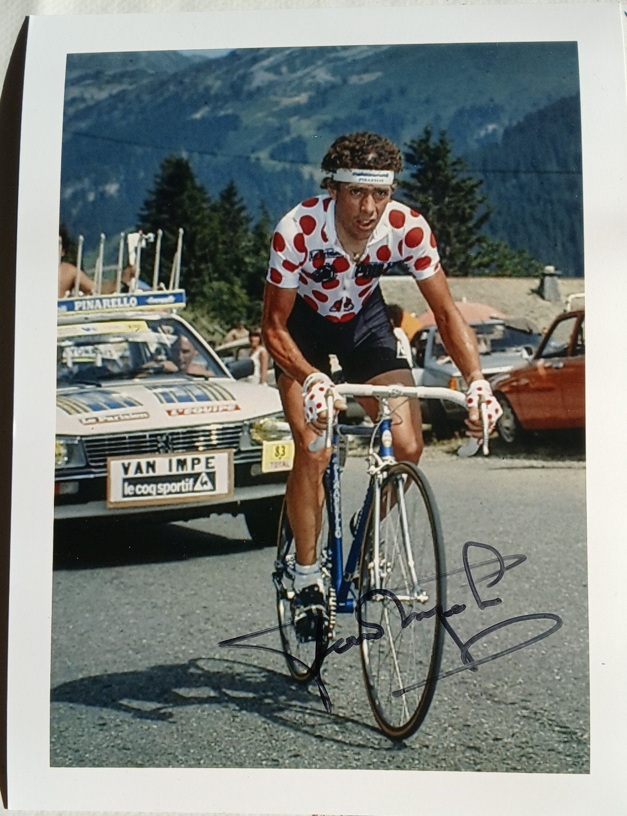 Gesigneerde foto van Lucien van Impe., Verzenden, Nieuw