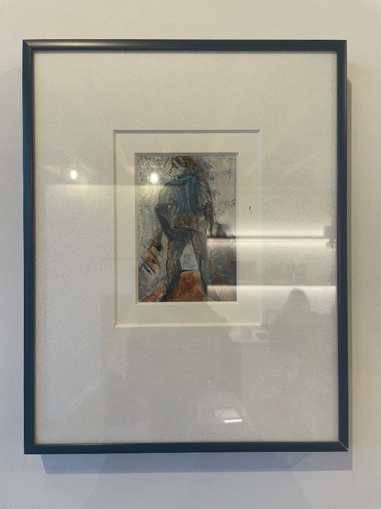 Karina Dieleman — œuvre signée et datée (1980-1982), Autres sujets, Enlèvement, Papier, Technique mixte