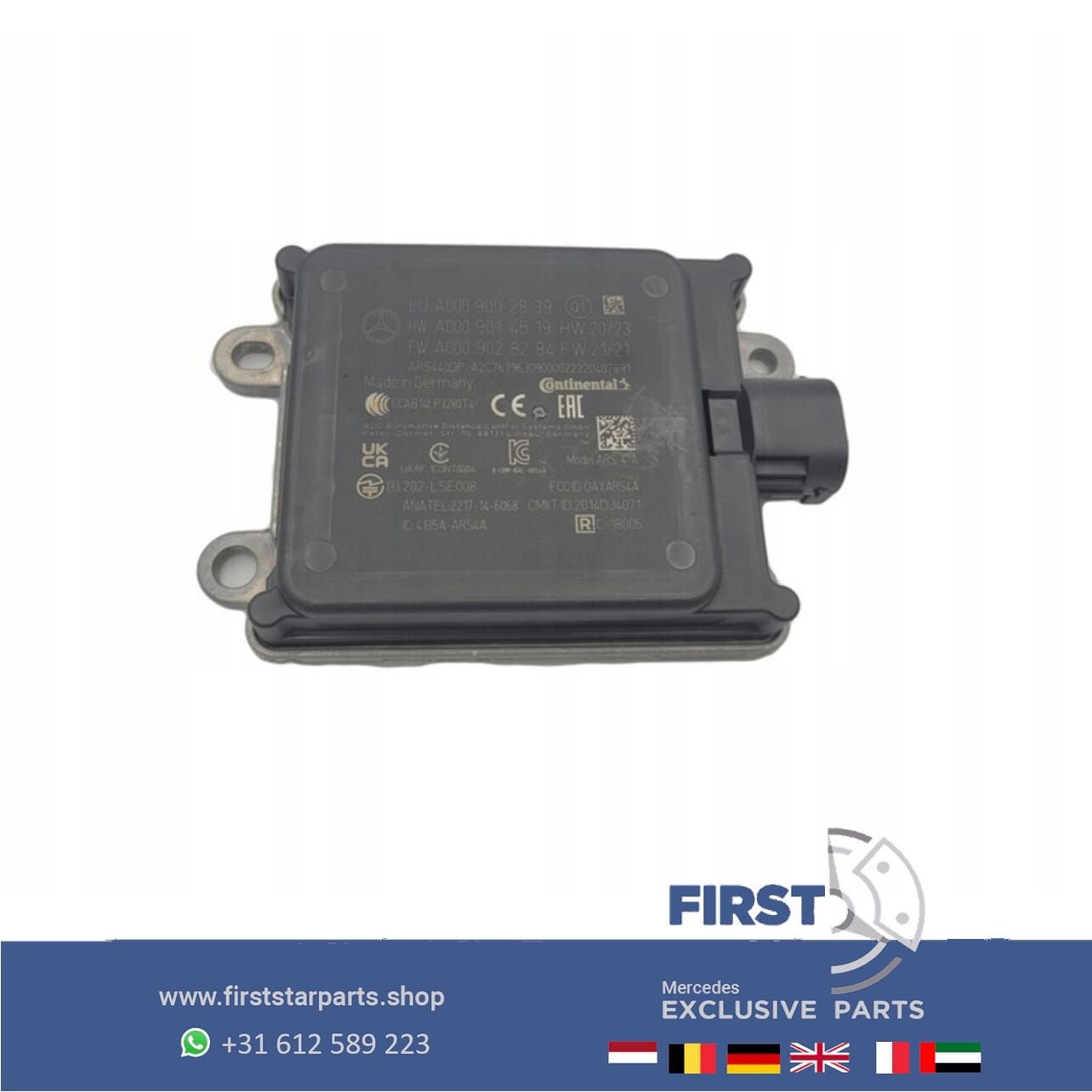 Radar sensor A0009002839 Mercedes A B C CLA E GLA EQA EQS EQ, Autos : Pièces & Accessoires, Électronique & Câbles, Mercedes-Benz