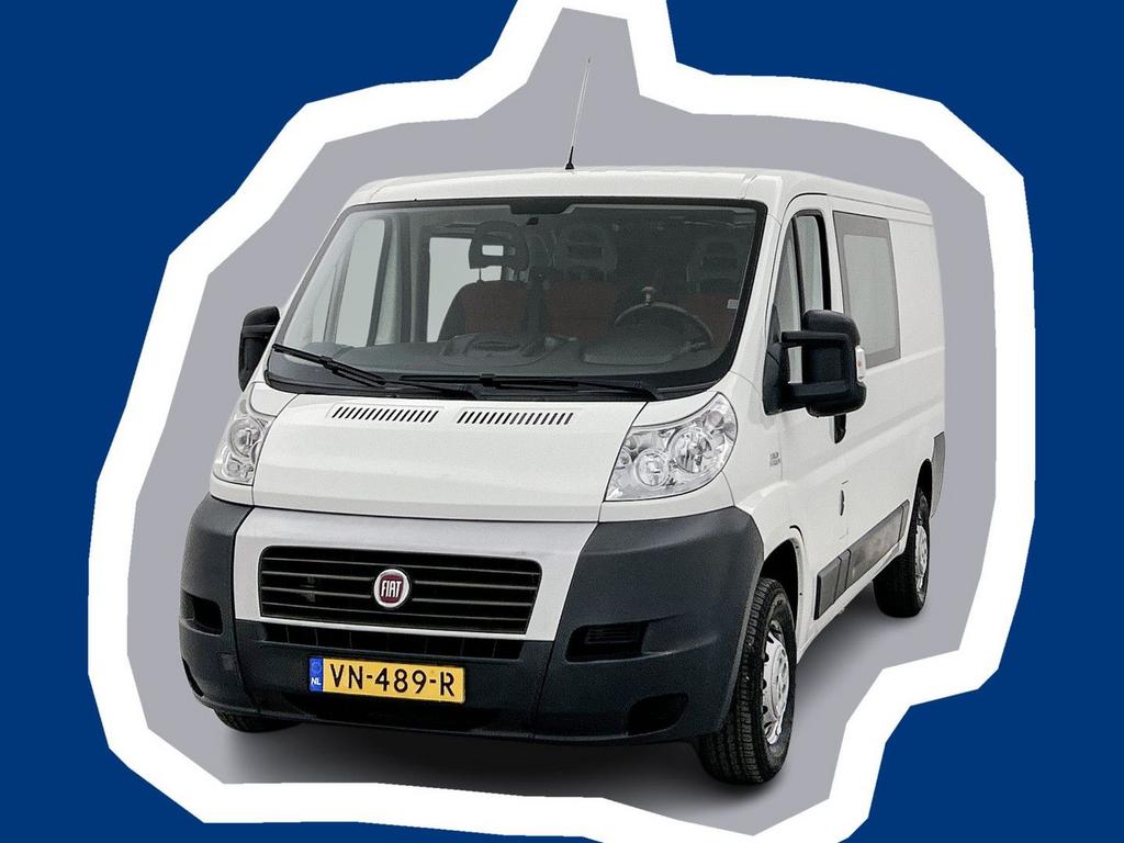 Fiat Ducato 30 2.3 MultiJet L2H1 DC Trekhaak Dubbele cabine, Autos, Camionnettes & Utilitaires, Entreprise, ABS, Verrouillage central