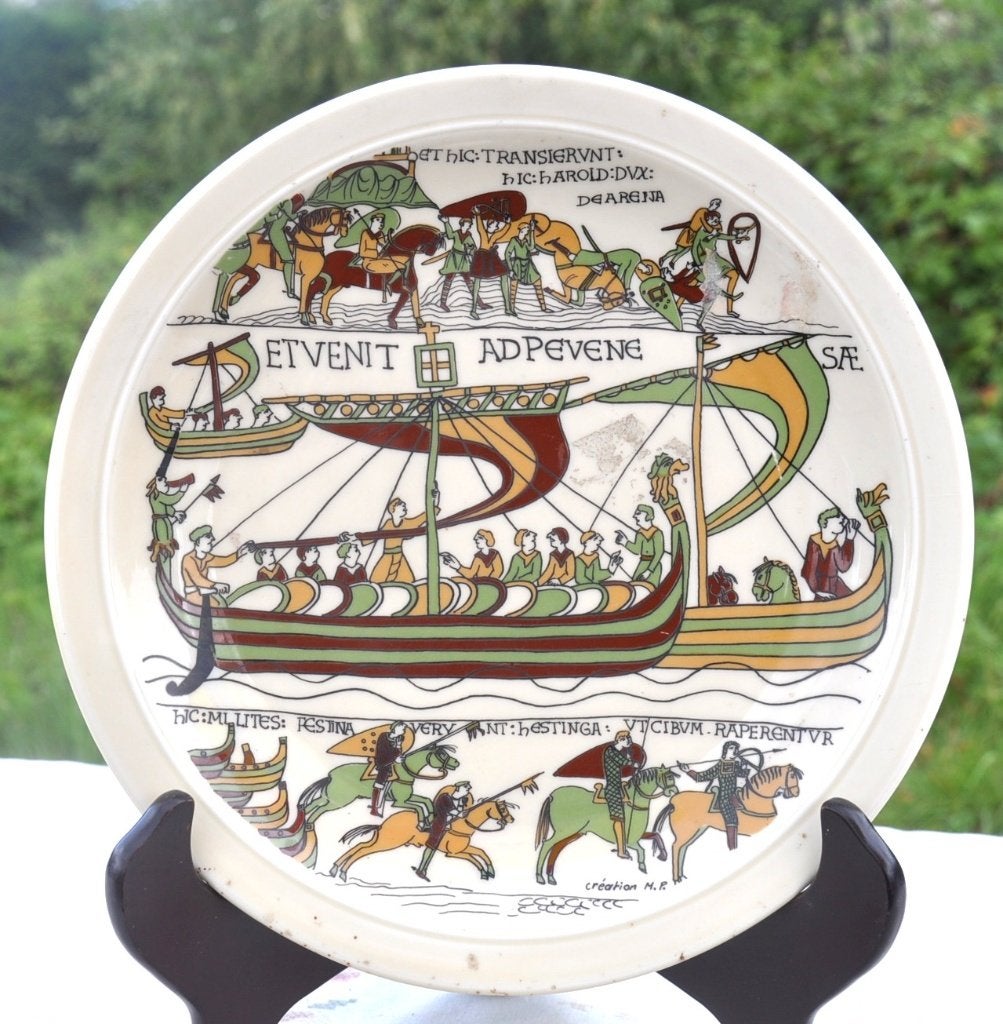 assiette décorative limoges décor moyen âge, Enlèvement ou Envoi