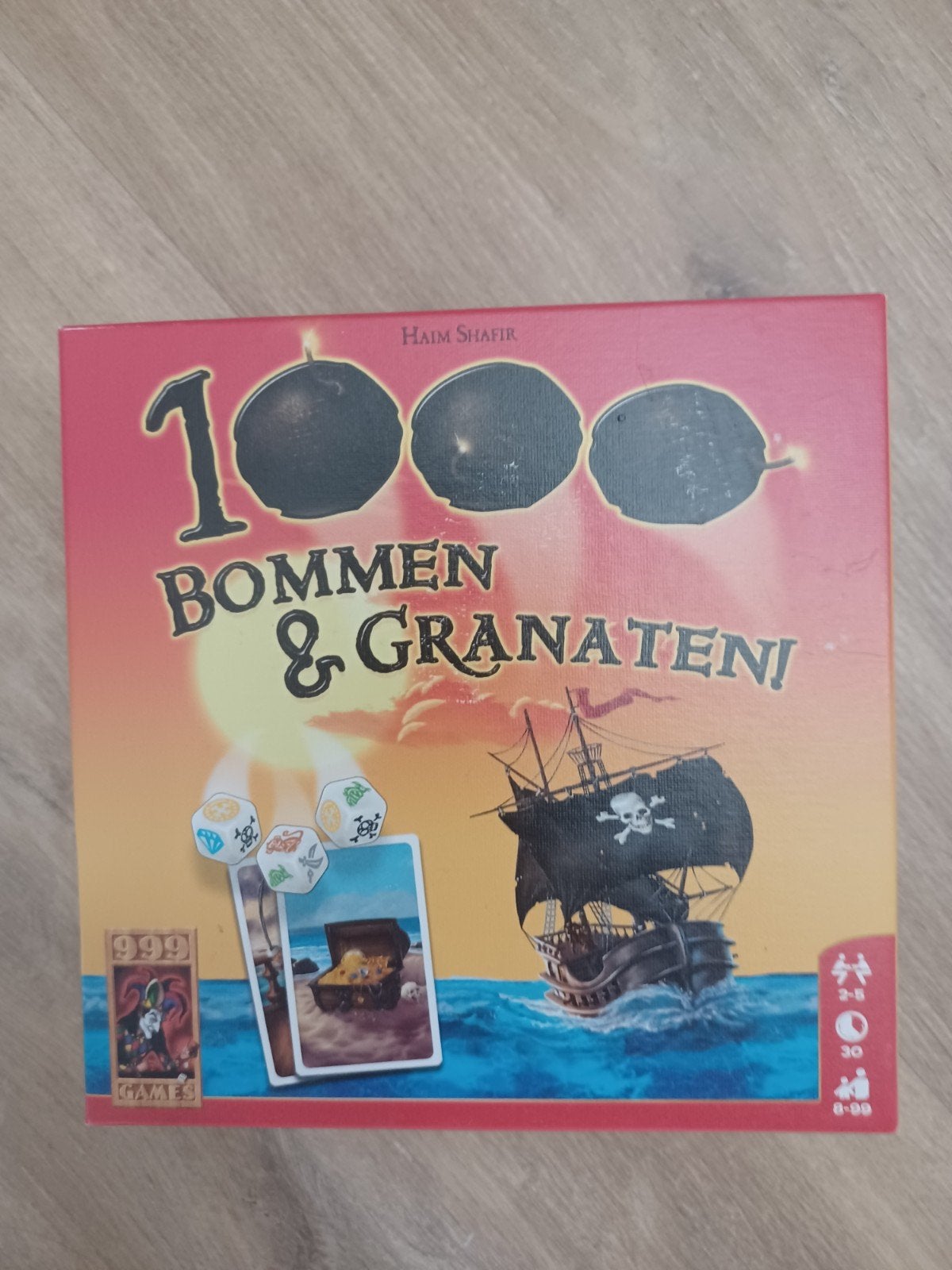 Spel "1000 bommen en granaten", Drie of vier spelers, Ophalen, Zo goed als nieuw