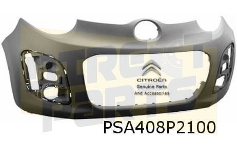 Citroën C1 (1/12- 5/14) voorbumper (te spuiten) Origineel! 1, Neuf, -, -, Avant