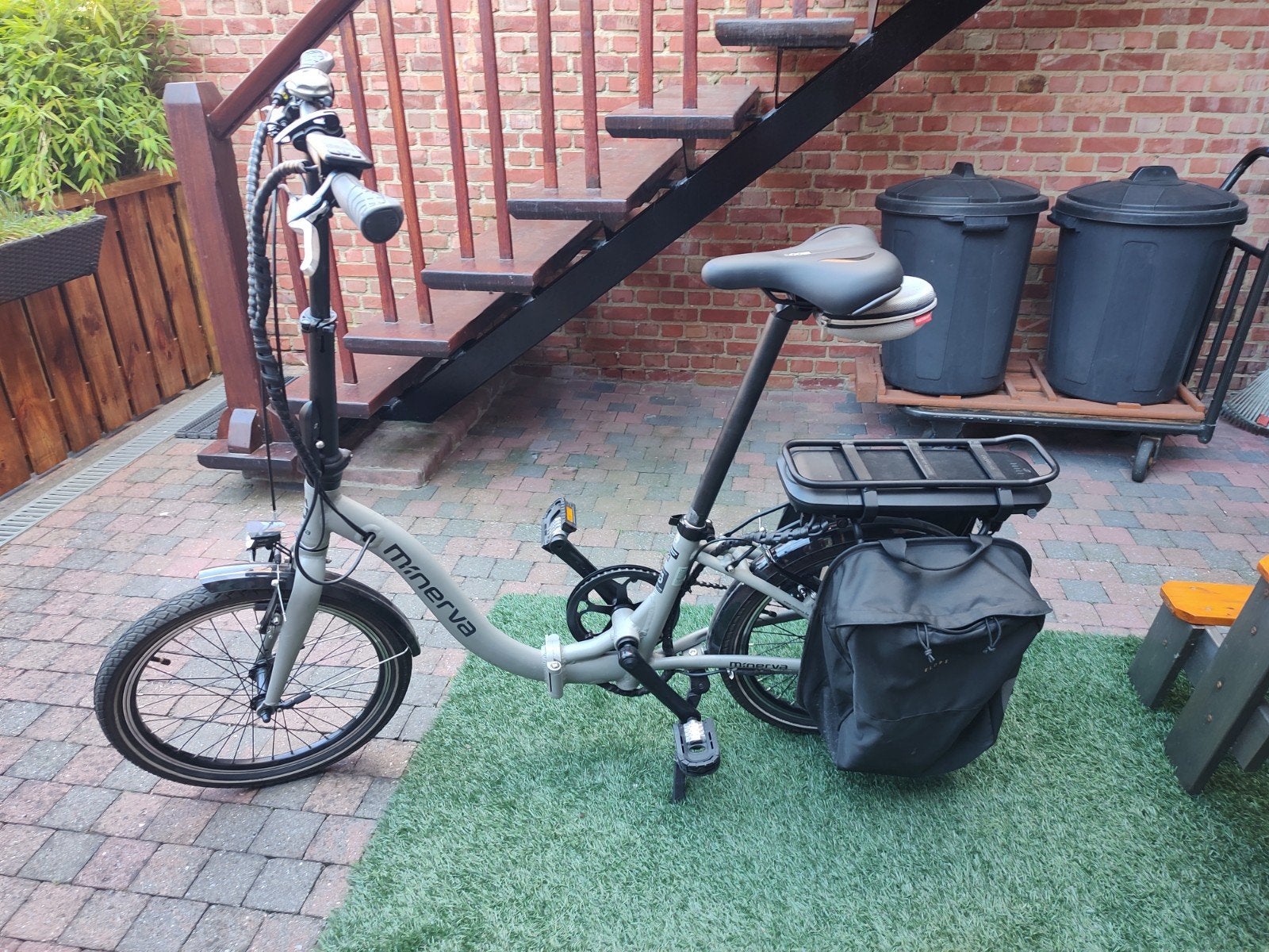 Minerva plooifiets 7 speed, Ophalen, Zo goed als nieuw, Totaal opvouwbaar