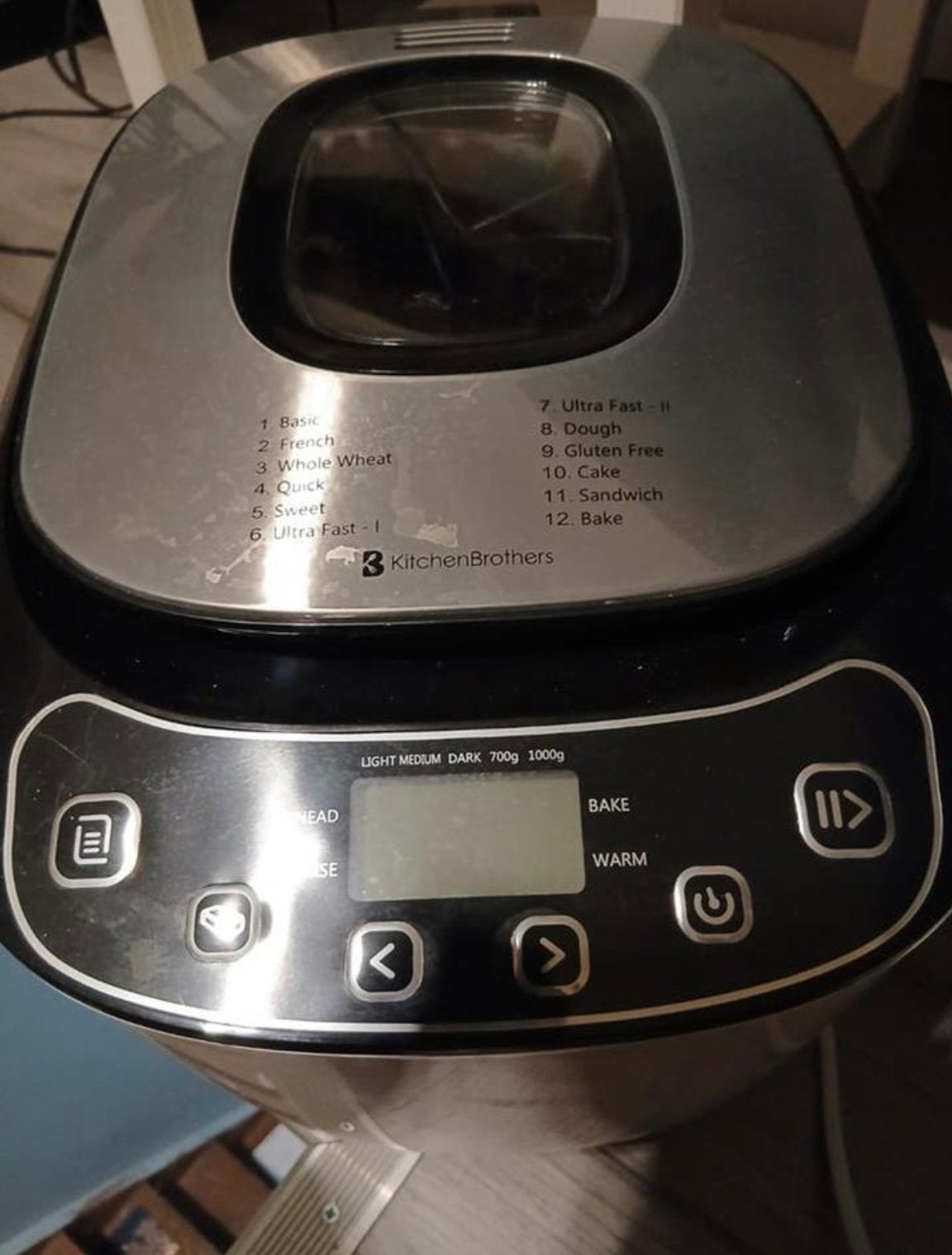 Broodmachine Kitchenbrothers, Elektronische apparatuur, Broodbakmachines, Ophalen, Zo goed als nieuw, Met timer